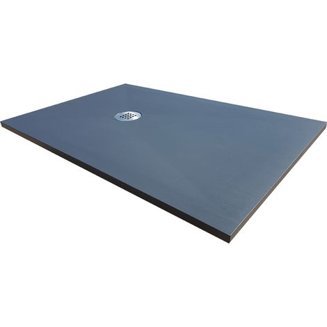Receveur de douche en résine extra plat à poser 80x120cm - anthracite - RONDA