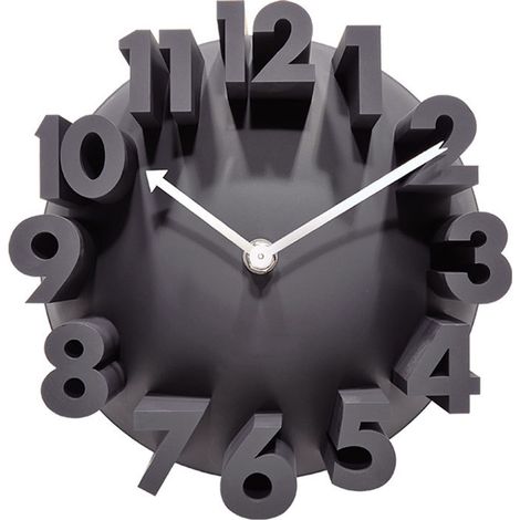 10 Zoll große Wanduhr aus Holz, geräuschlose Wanduhr, moderne geräuschlose Wanduhr, runde Wanduhr, leicht zu lesen, runde Wanduhr für Schlafzimmer, Küche, Zuhause, Wohnzimmer, Büro, Dekor (schwarz) (1/5)