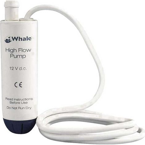 Whale Bomba sumergible de alto caudal 12V para sistemas de agua, para autocaravana, camper, vanlife (1/2)