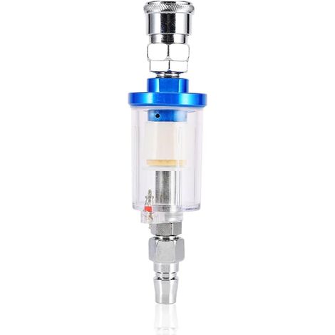 Pistolet de pulvérisation Filtre à eau Compresseur d'air Séparateur d'huile d'eau Ligne Mini filtre avec adaptateur mâle et femelle accessoi - (1/5)