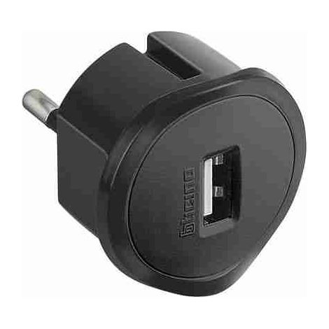 Adaptador USB BTIS3625GU de enchufe estándar alemán 1,5 A - Gris
