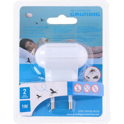 REPELENTE DE MOSQUITOS Y MOSCAS ZW5 PARA EL HOGAR, CON ENCHUFE DE CONTACTO ULTRASÓNICO (1/4)