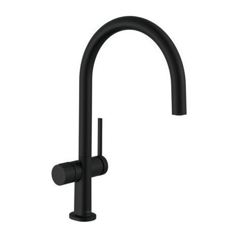 Robinet 220 Talis M54 Vanne d'arrêt.1jet noir mat