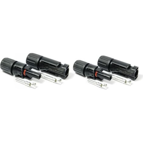 1 bis 50 Paar Solar Stecker für Solarkabel 4-6 mm² PV Stecker kompatibel mit MC4 2 Paar
