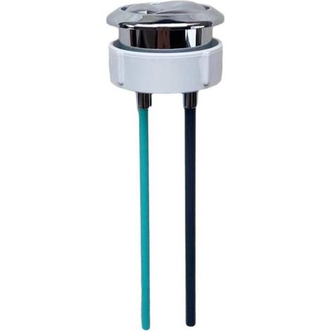 Bouton de remplacement chromé pour toilettes à double chasse Geberit (48 mm) (1/4)