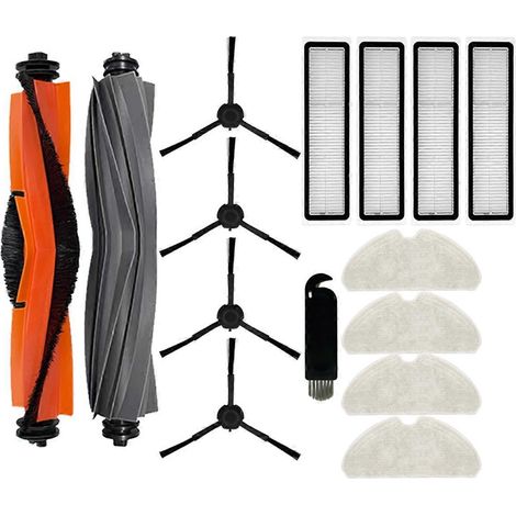 Pour balai à franges Dreame Bot D10S/D10S Pro Roller, filtre latéral principal, chiffons de nettoyage (1/5)