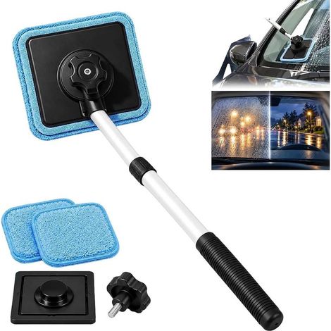 Nettoyeur de Vitre Magnétique Double Face pour Pare-Brise et Fenêtres 4-25 mm