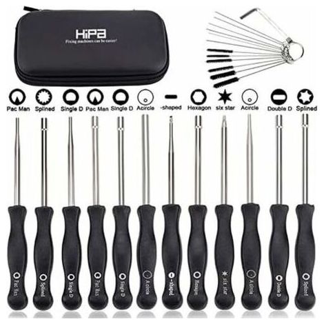 Ensemble de 12 outils de réglage de carburateur et tournevis de réglage pour moteur à 2 temps, pour débroussailleuses, tronçonneuses Poulan, Husqvarna, STHIL, Echo.-INHHUB (1/5)