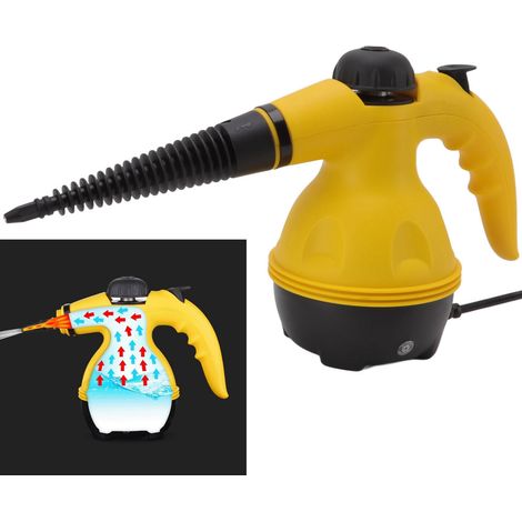 Nettoyeur vapeur portable haute température pour hottes de cuisine, maniable et adapté à un usage domestique, pour éliminer les taches, les rideaux, les sièges de voiture, les sols et les fenêtres. No (1/5)
