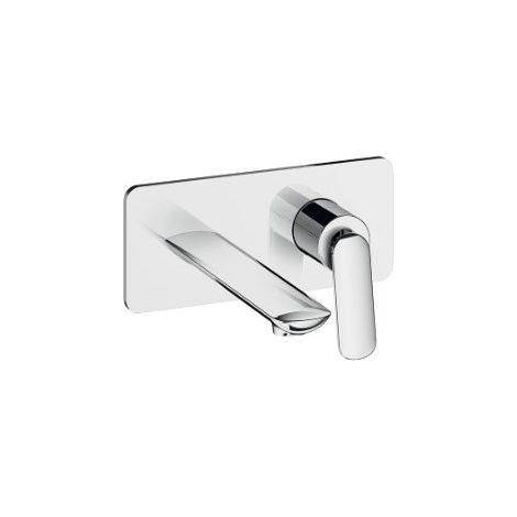 Façade mitigeur lavabo encastré avec bec de 225 mm Chromé - CRISTINA ONDYNA FL25851 (1/2)