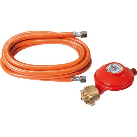 ROTHENBERGER Industrial Set 3,0 m Gasschlauch &amp Druckregler Propan 50 mbar 2X G ¼ Zertifiziert EN 16436-1 - 1500005308