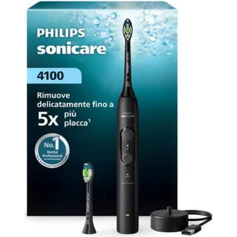 Brosse à dents électrique sonique - PHILIPS - HX4042/52 - Série 4100 - noire - rechargeable (1/2)