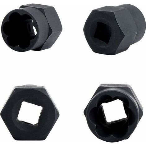 Jeux De Douilles, Extracteur D'Écrous, Douille Pour Extracteur De Boulon Endommagés 9-19Mm (10Pcs) (1/3)