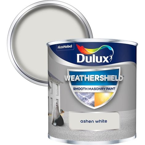 Dulux All Weather Protection Smooth Masonry - 250ml - Ashen White