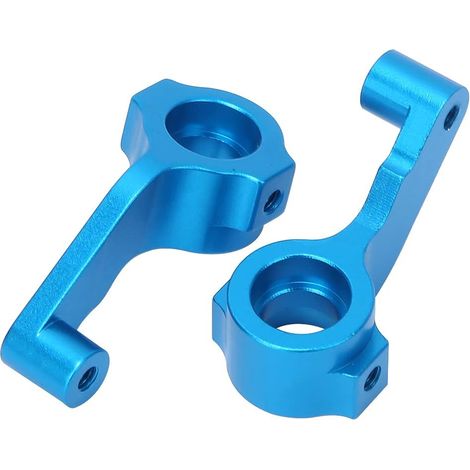 Support de moyeu de direction en alliage d'aluminium - Accessoires de support de volant - Convient pour la série ECX 2WD RC Hobby modèle 1/10 (bleu ECX334002B) (1/5)