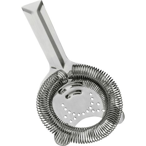 Barsieb & Cocktailsieb - Hawthorne Strainer PROFI, mit 2 Ohren - Für perfekte Cocktails & Drinks