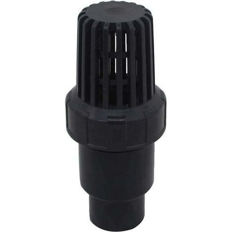 Clapet pied clapet anti retour a boule aspiration 25 32 40 mm clapet crepine anti retour antiretour pvc piscine pompe (Diamètre Intérieur 32mm) (1/4)