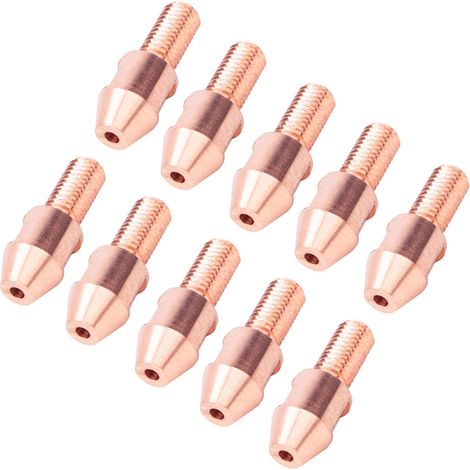 10 pièces buse de contact en cuivre pour soudage à l'arc submergé, accessoire M12 pour poste à souder 4,0 (1/5)