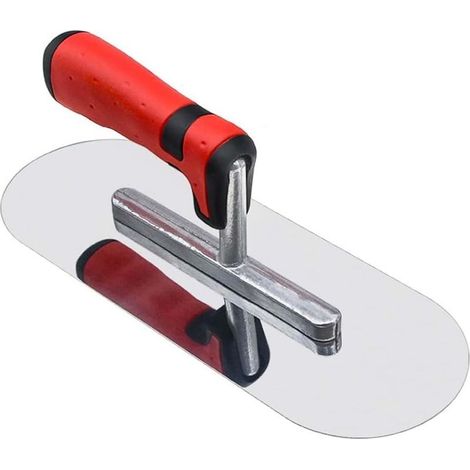 Truelle de Piscine en Acier Inoxydable, Outils de Truelle de Finition de Béton Plat, Outil de Construction de Maçonnerie pour Plâtre de Cloison Sèche de Ciment (1/5)