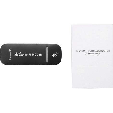 Modem-routeur Wi-Fi USB 4G, clé USB 150 Mbps avec emplacement pour carte SIM, point d'accès Wi-Fi pour voiture, Wi-Fi de poche (1/4)