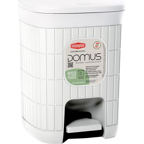 Pattumiera a Pedale Dust White Stefanplast Domus