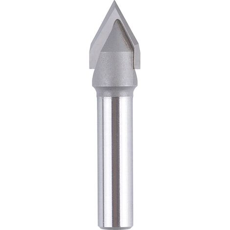60 Grad V-Nuten, Schnittdurchmesser: 12 mm, Schaft: 8 mm, CNC-Fräser, Schaftfräser für Adern, Fasen und V-Nuten. - Crezuo