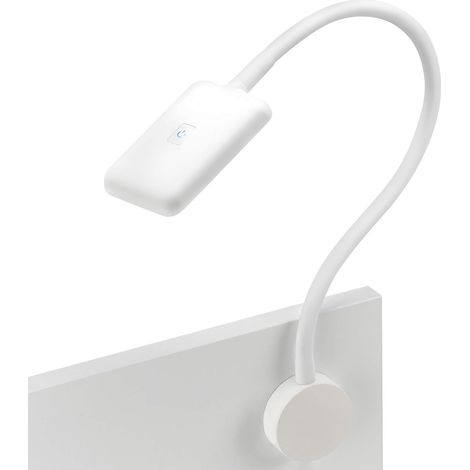 1 Lampe de lecture LED, Bras flexible, Capteur tactile, 12V, Blanc chaud, Pour caravane, lit, bureau (1/5)