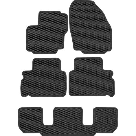 Ford Galaxy II FL 7 places (2010-2015). Tapis de sol dédiés - EVA alvéolé noir (1/5)