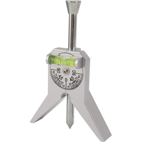 Outil de centrage précis pour la mesure des tuyaux, en aluminium, avec repère de centre. (1/5)