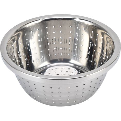 Panier à légumes multifonctionnel antirouille en acier inoxydable, 18 cm, couleur argent. (1/5)