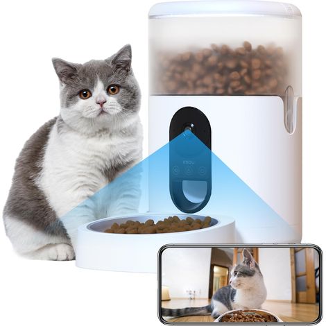 Distributeur automatique de croquettes intelligent pour chat - IMOU