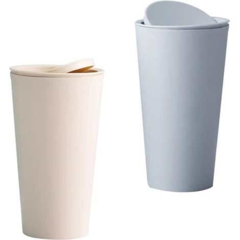 Poubelle de voiture - Non spécifié - 2 pièces - Étanche - Plastique - Design ergonomique (1/4)