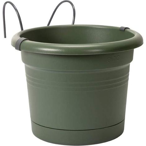 Pot Suspendu Elho Green Basics Leaf Vert Accrochage Facile, éco-conçu - Elho