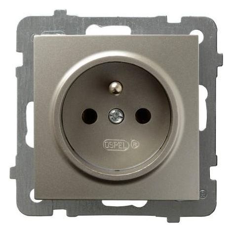 Portalampada singolo AS con/senza luce satinata GP-1GZ/m/45
