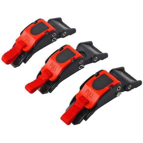Casque de moto compatible avec jugulaire, boucle à dégagement rapide, rétroviseurs/accessoires latéraux + rouge (1/5)