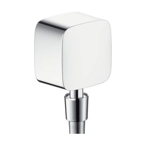 Hansgrohe PuraVida - Wandanschluss Fixfit mit Rückflussverhinderer und Kugelgelenk, verchromt 27414000