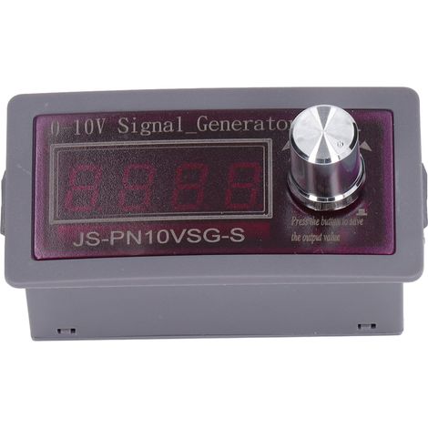 Générateur de signaux de courant et de tension avec affichage numérique réglable à 4 chiffres, générateur de fonctions pour le débogage d'automates programmables, CC 0-10 V (1/5)