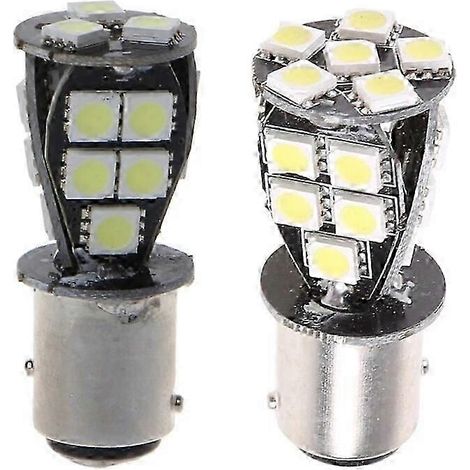 Ampoules de remplacement pour feu de recul de voiture ou camion (feux de gabarit) 1157 Bay15d 21 LED 5050 P21/5W (1/5)