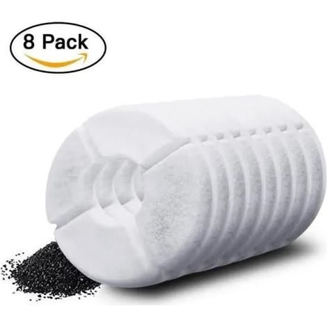 Filtre à eau - CUQUE - HB030 - Charbon actif - Coton haute qualité - Lot de 4 filtres (1/3)