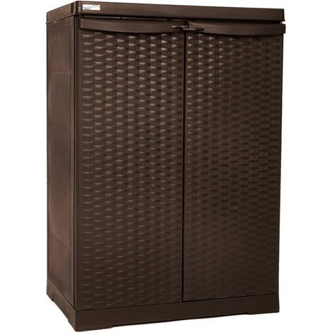 ARMADIO BASSO 'RATTAN WENGE' cm L 65x P 45x H 91