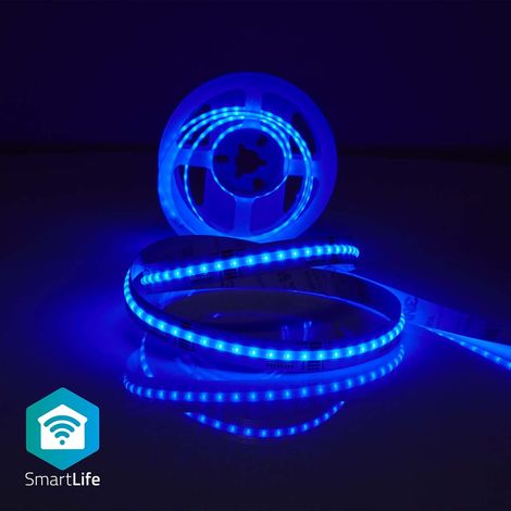 Smartlife led remsa wi fi rgb varm till cool vit cob 200 m ip20 2700 - 6500 k 860 lm android ios