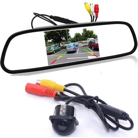 Rearview camera with 4.3" parking camera system for reversing camera system with TFT LCD reversing monitor (1/5)