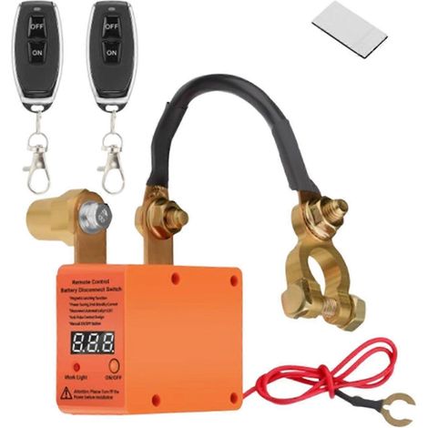 Compatible avec le relais de déconnexion de batterie de voiture télécommandé sans fil et le disjoncteur principal. (1/5)
