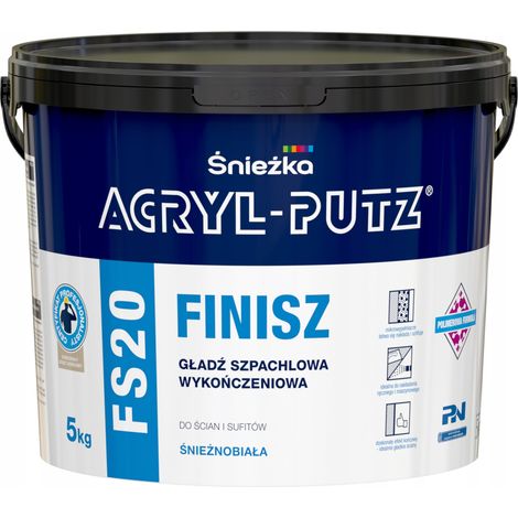 Śnieżka Acryl-Putz FS 20 Finish mastic de finition prêt à l'emploi 5kg