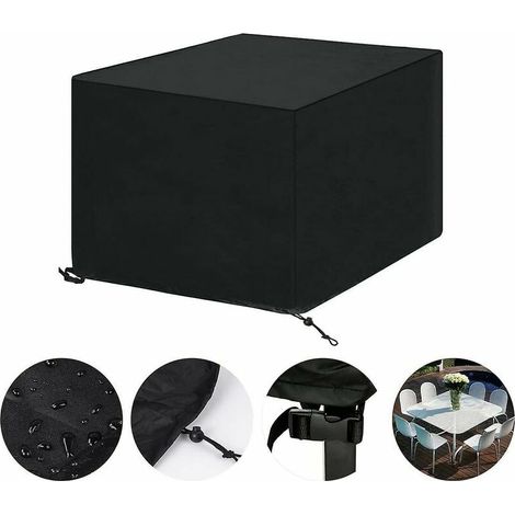 Cover for garden furniture, hood cover furniture sets with breathable waterproof drawstring (1/5)