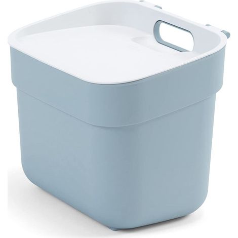 Poubelle bioclimatique Curver Ready To Collect bleue 5l 25x19x21