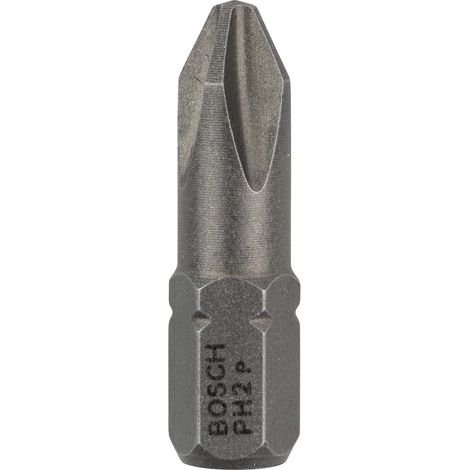 Embout de tournevis Extra-dur PH 2, 25 mm, lot de 25