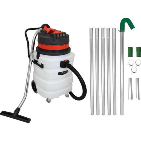 Monster Shop – Gutter vacuum poles with 90L wet and dry vacuum – 3000W triple motor – Adjustable reach 1.2m to 7.2m – Dual function for wet and dry debris (1/5)