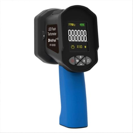 Digitales Handstroboskop 60-99999 FPM, berührungsloser Stroboskop-Drehzahlmesser, hohe Genauigkeit 0,001 % LED-Blitz (1/5)
