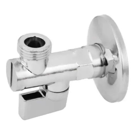 Rubinetto sottolavabo a sfera in ottone cromato con filtro 1/2"x3/8" AMBRA WATER